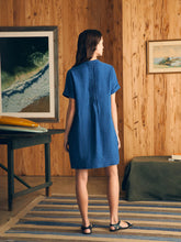 Load image into Gallery viewer, Faherty Gemina Dress in Indigo