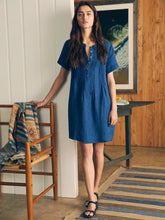 Load image into Gallery viewer, Faherty Gemina Dress in Indigo