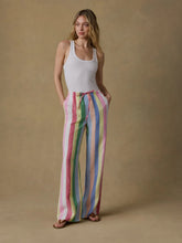 Load image into Gallery viewer, Faherty Laidback Linen Pant in Sunbeam Stripe - FINAL SALE