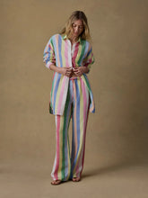 Load image into Gallery viewer, Faherty Laidback Linen Pant in Sunbeam Stripe - FINAL SALE