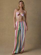 Load image into Gallery viewer, Faherty Laidback Linen Pant in Sunbeam Stripe - FINAL SALE