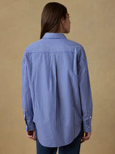 Load image into Gallery viewer, Faherty Costal Poplin Relaxed Shirt in Endless Coast Stripe