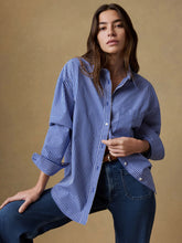 Load image into Gallery viewer, Faherty Costal Poplin Relaxed Shirt in Endless Coast Stripe