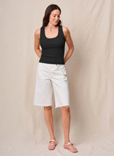 Load image into Gallery viewer, Stateside Fine 2x1 Rib Scoop Tank in Black