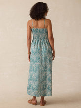 Load image into Gallery viewer, Faherty Sunrise Smocked Dress in Maui Tropics