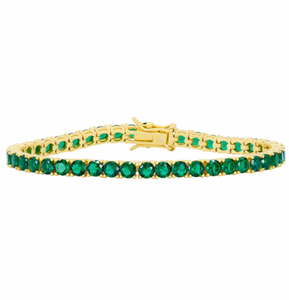 FREIDA ROTHMAN Midnight Tri-Tone Twilight Tennis Bracelet