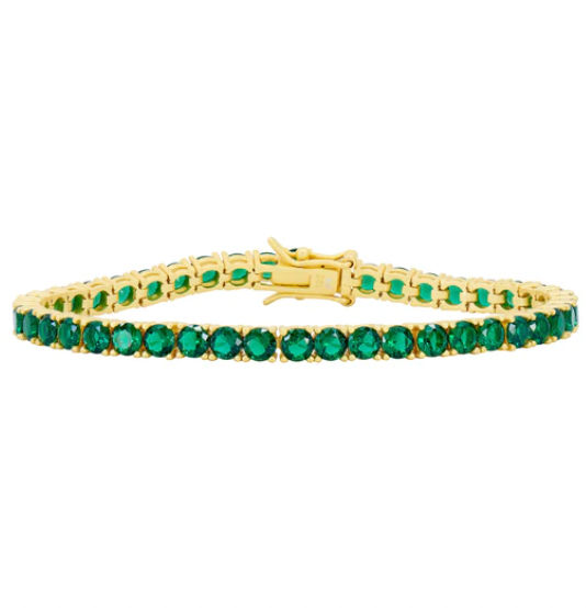 FREIDA ROTHMAN Midnight Tri-Tone Twilight Tennis Bracelet