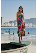 Load image into Gallery viewer, Farm Rio Mutlicolor Jardin De Reve Organic Cotton Midi Dress