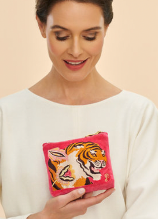 Powder Designs Thrill of the Tiger Mini Pouch