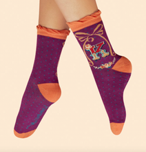 Load image into Gallery viewer, Powder Designs A-Z alphabet socks