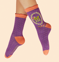 Load image into Gallery viewer, Powder Designs A-Z alphabet socks