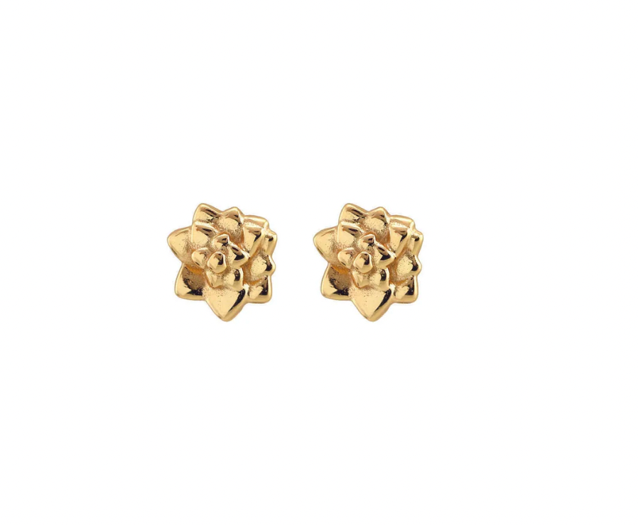 Kris Nations Succulent Stud Earrings