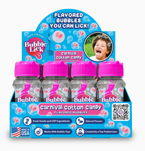 Load image into Gallery viewer, Toysmith Bubblelick Cotton Candy Bubbles