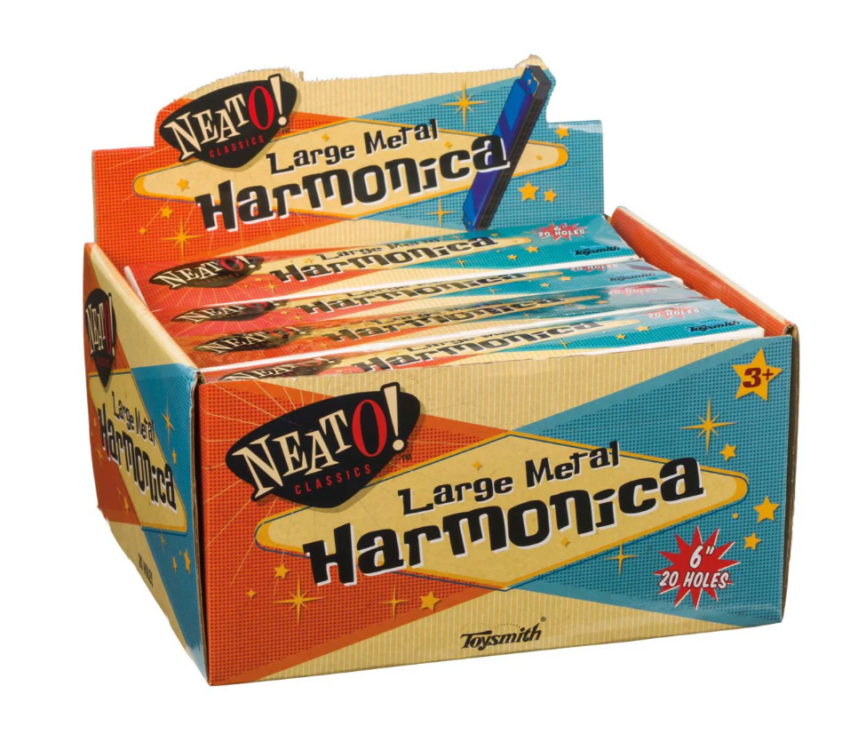 Toysmith Large Metal Harmonica