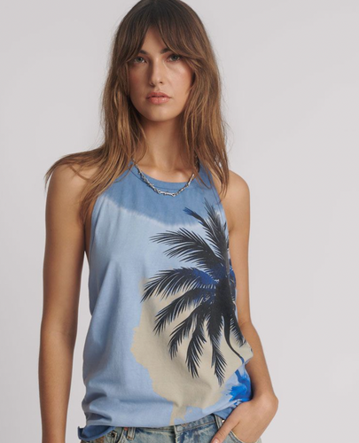 One Teaspoon Palm Halter Tank