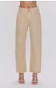 Pistola Lexi Mid Rise Bowed Straight in Sand Dollar