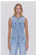 Pistola Gia Fitted Collarless Vest
