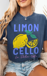 Golden Rose Limon Cello Italy Comfort Colors Tee
