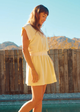 Load image into Gallery viewer, Stateside Softest Fleece V-Neck Dress in Butter