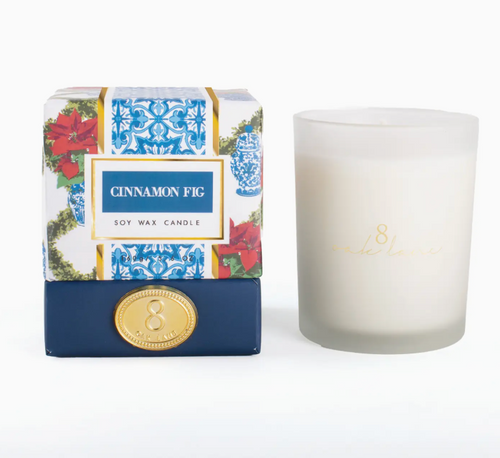 8 Oak Lane Cinnamon Fig 5.6oz Soy Wax Candle