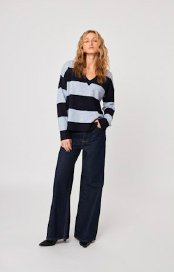 John + Jenn Hadley Sweater in Electric Cobalt