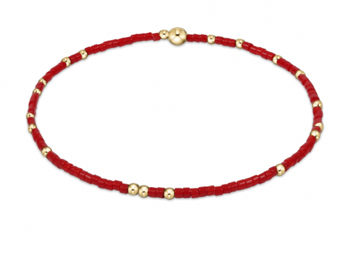 enewton Gameday Hope Unwritten Bracelet - Bright Red