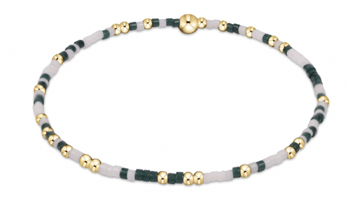 enewton Gameday Hope Unwritten Bracelet - Dark Green-White