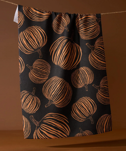 Pumpkin Noir Geometry Tea Towel - Thumbnail 5