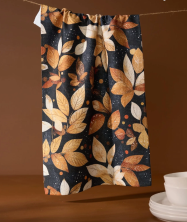 Geometry Botanical Wonderland Tea Towel