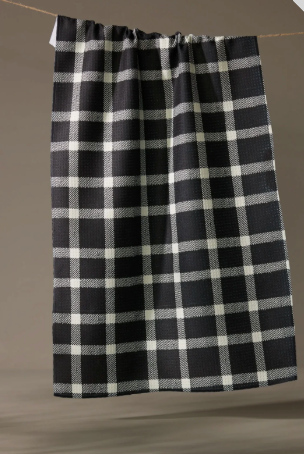 Geometry Wicklow Black Tea Towel