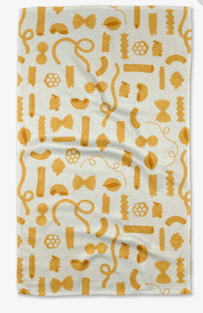 Geometry Just Add Sauce Tea Towel