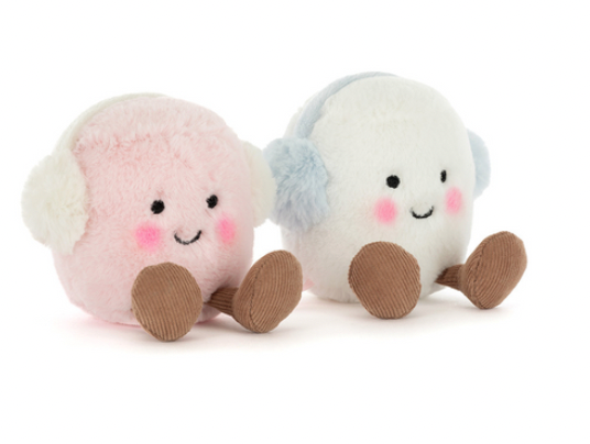 Jellycat - Amusables Toastie Pink and White Marshmallows