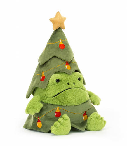 Jellycat - Christmas Tree Ricky Rain Frog