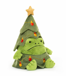 Jellycat - Christmas Tree Ricky Rain Frog
