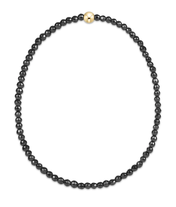 enewton Faceted Hematite 2mm Bead Bracelet
