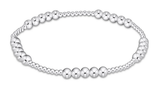 enewton Classic Blissful Pattern 2mm Bead Bracelet - 4mm Sterling