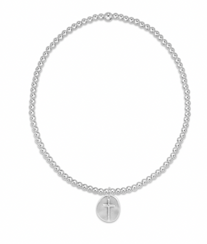 enewton - Classic Sterling 2mm Bead Bracelet - Inspire Small Sterling Charm