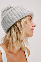 Load image into Gallery viewer, Free People Coast Line Beanie in Grey