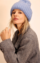 Load image into Gallery viewer, Free People Coast Line Beanie in Heritage Blue