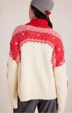 Load image into Gallery viewer, Free People Mythical Sweater / Vanilla Scarlet Combo