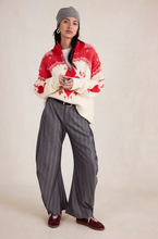 Load image into Gallery viewer, Free People Mythical Sweater / Vanilla Scarlet Combo