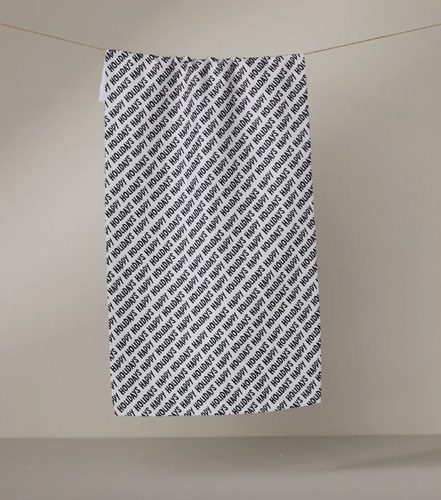 Geometry Merrier Bar Towel