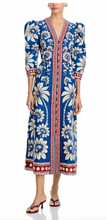 Load image into Gallery viewer, Farm Rio Luna Blue Maxi Dress