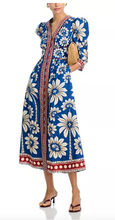 Load image into Gallery viewer, Farm Rio Luna Blue Maxi Dress