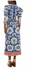 Load image into Gallery viewer, Farm Rio Luna Blue Maxi Dress