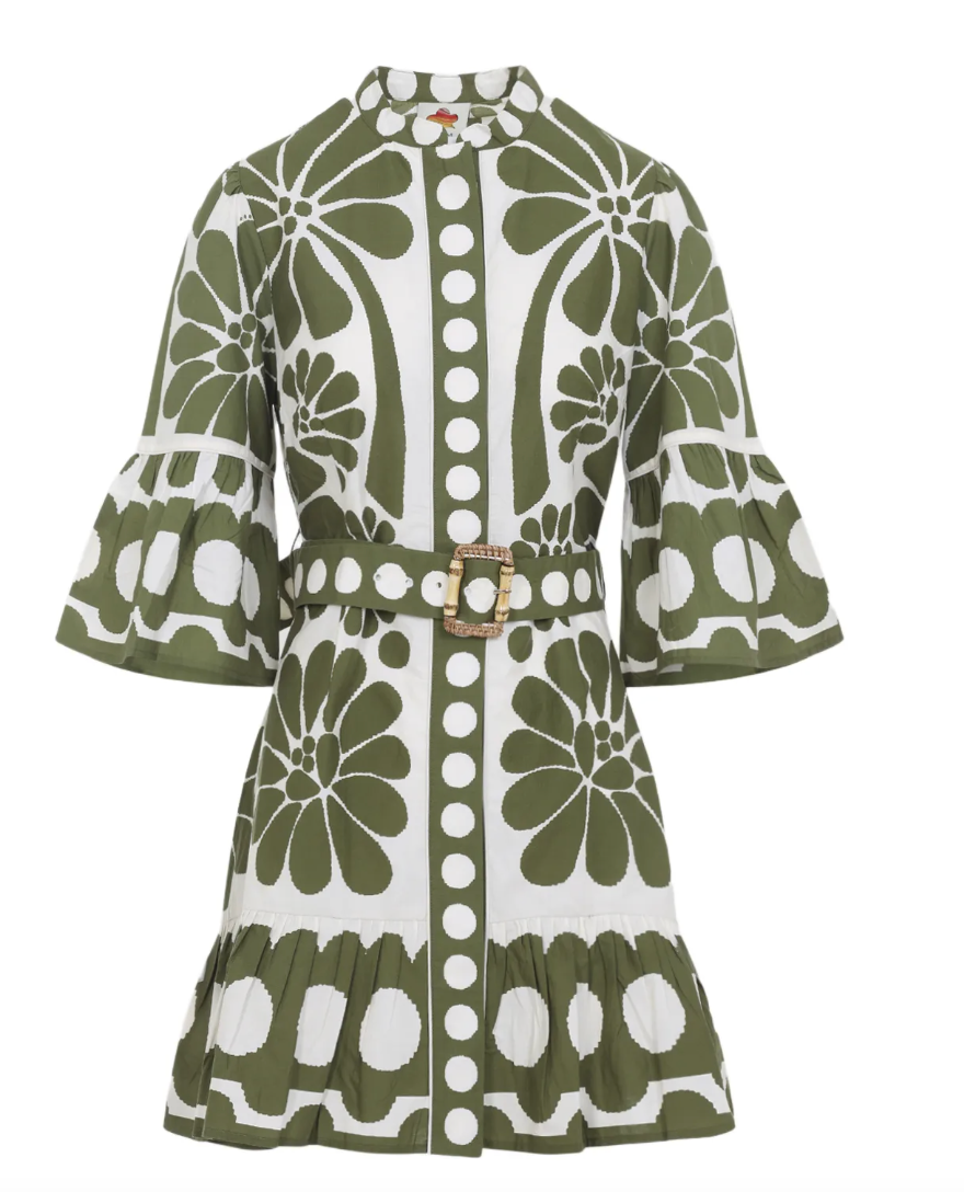 Farm Rio Palermo Green Mini Dress Serge+ Jane Farm Rio Palermo Green Mini Dress Serge+ Jane