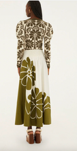 Load image into Gallery viewer, Farm Rio Palermo Green Midi Skirt