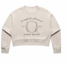 Load image into Gallery viewer, 15.20 Apparel - Edina Athletics Club Crop Hoodie in Bone