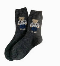 Load image into Gallery viewer, Thick warm wool Socks - Bear