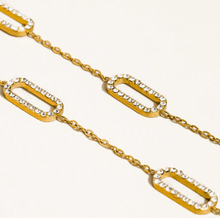Load image into Gallery viewer, Flanerie Burnisse 18K Gold Non-Tarnish Dainty Chain Necklace